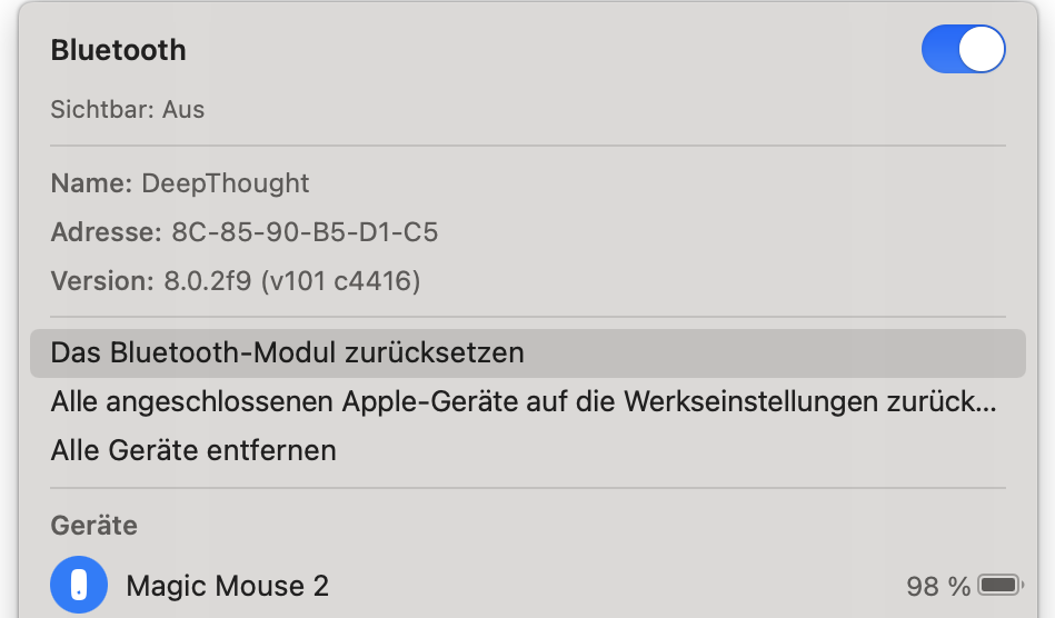 Bluetooth-Modul zurücksetzen
Öffnen Sie die Systemeinstellungen auf Ihrem Mac.