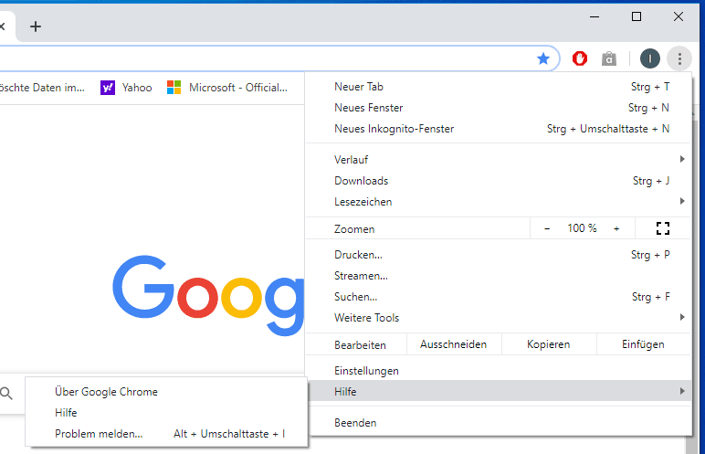Öffnen Sie Google Chrome
Klicken Sie auf das Menüsymbol (drei vertikale Punkte) in der oberen rechten Ecke des Bildschirms