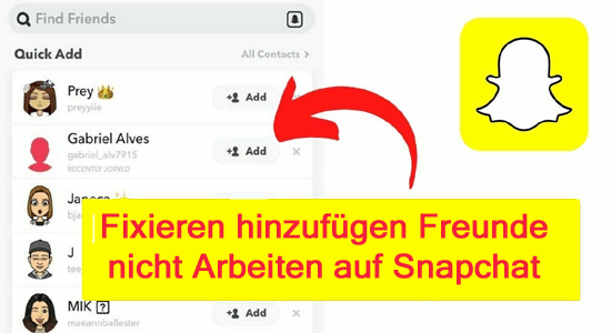 Suchen Sie nach Snapchat 
 Klicken Sie auf die Schaltfläche Installieren