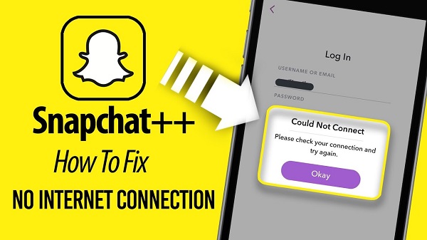 Wenn keine Verbindung hergestellt werden kann, überprüfen Sie Ihre Netzwerkeinstellungen und stellen Sie sicher, dass BlueStacks Zugriff auf das Internet hat 
 Wenn eine Verbindung hergestellt werden kann, versuchen Sie erneut, Snapchat zu öffnen